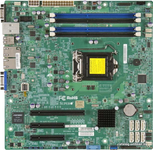 Материнская плата Supermicro MBD-X10SLH-F-O