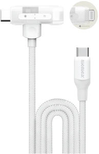 DL56W 1-Link Flow Duo USB Type-C - Lightning/USB Type-C (1.5 м, белый)