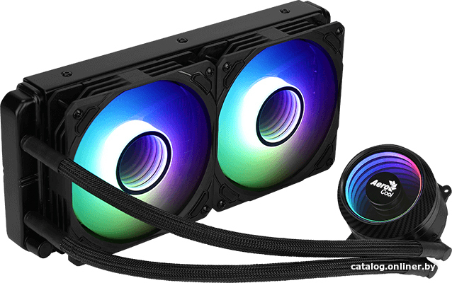 Кулер для процессора AeroCool Mirage L240 (черный)