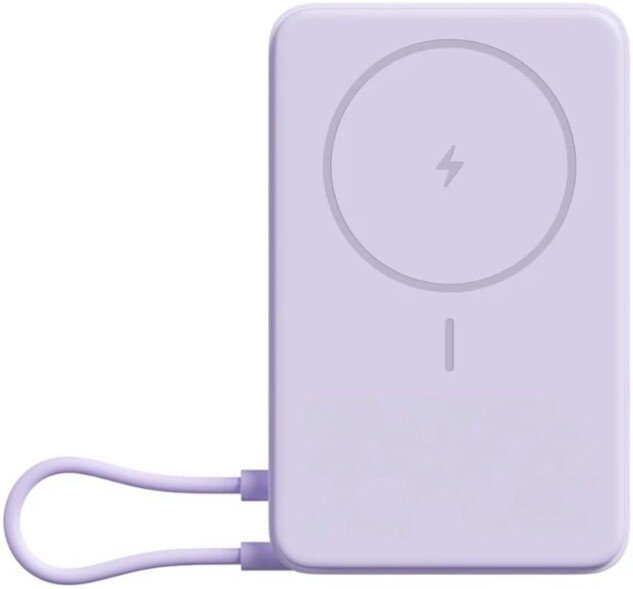 Внешний аккумулятор Xiaomi Magnetic Power Bank with Built-in Stand WPB1007Z 10000mAh (сиреневый, меж