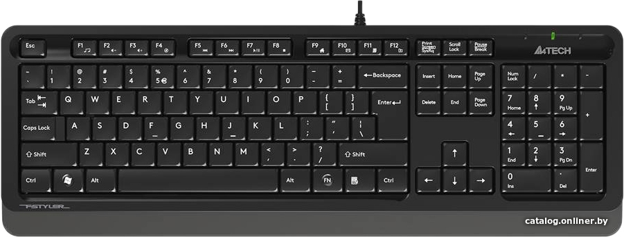 Клавиатура A4Tech Fstyler FK10 (черный/серый)