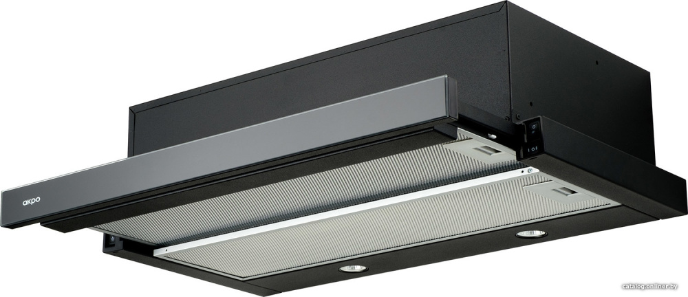 Кухонная вытяжка Akpo Light eco glass twin 60 WK-7 (черный)