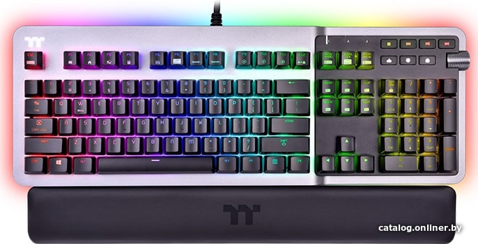 Клавиатура Thermaltake Argent K5 RGB (Cherry MX Speed Silver)