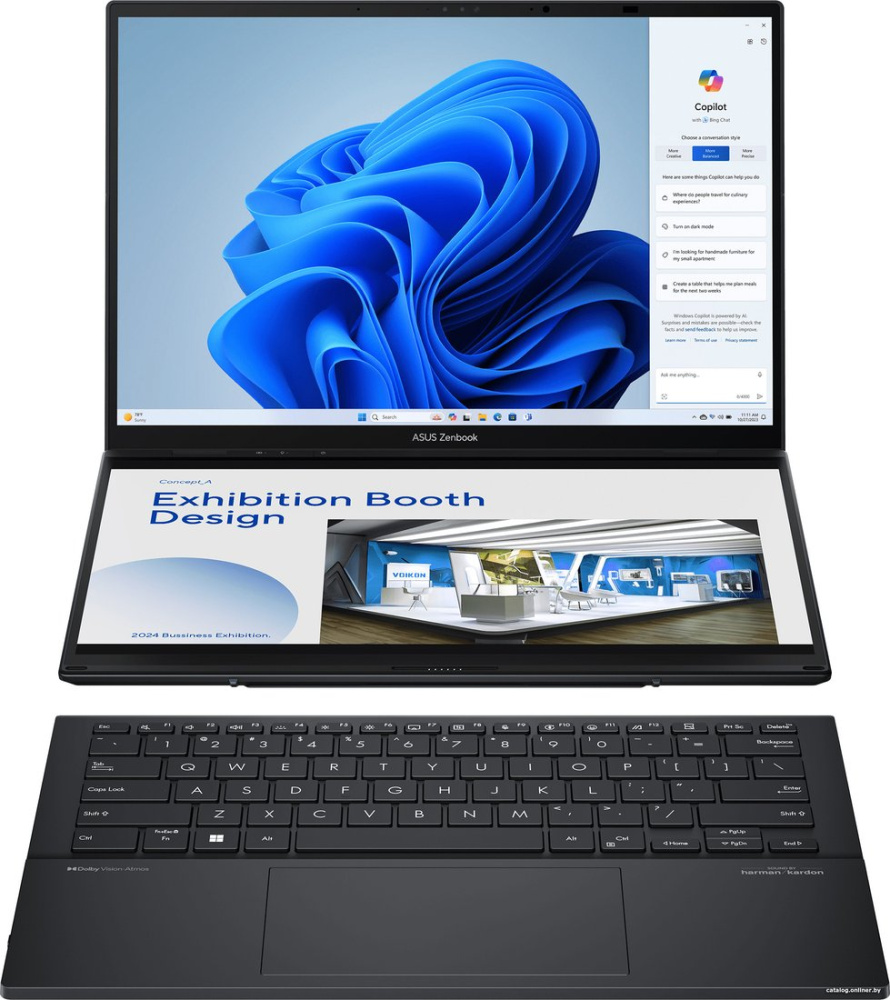 Рабочая станция ASUS Zenbook 14 Duo OLED UX8406CA-QL460X