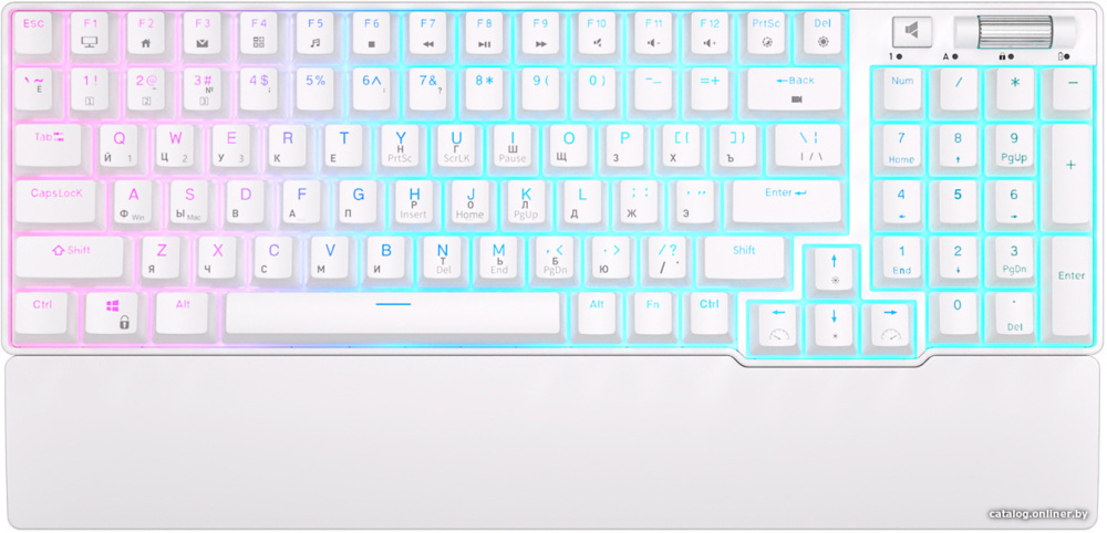 Клавиатура Royal Kludge RK96 RGB (белый, RK Red)