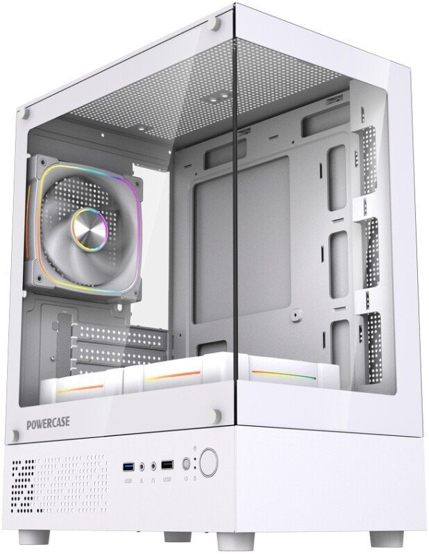 Корпус Powercase Vision Micro M1 ARGB CVMM1W-A3