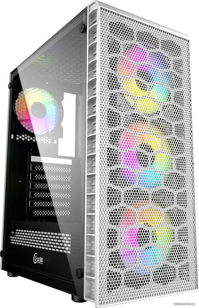 Корпус Powercase Mistral Z4C LED (белый)