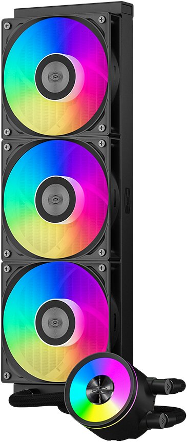 Система жидкостного охлаждения для процессора PCCooler DA360 Pro ARGB (черный)