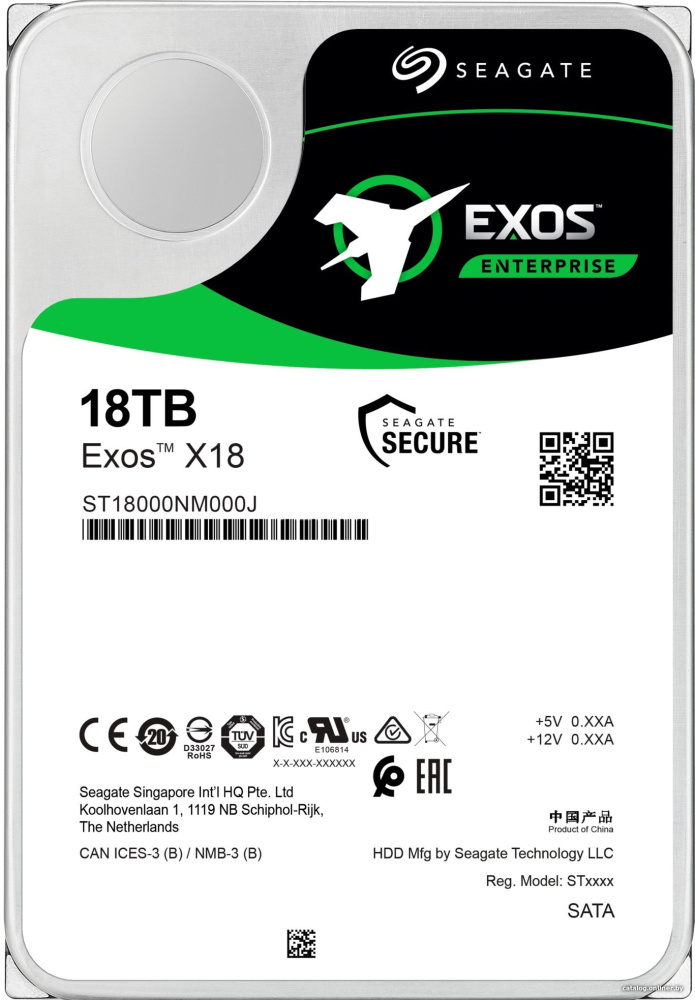 Жесткий диск Seagate Exos X18 16TB ST16000NM000J