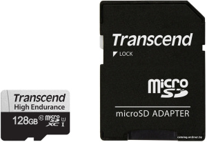 microSDXC TS128GUSD350V 128GB (с адаптером)