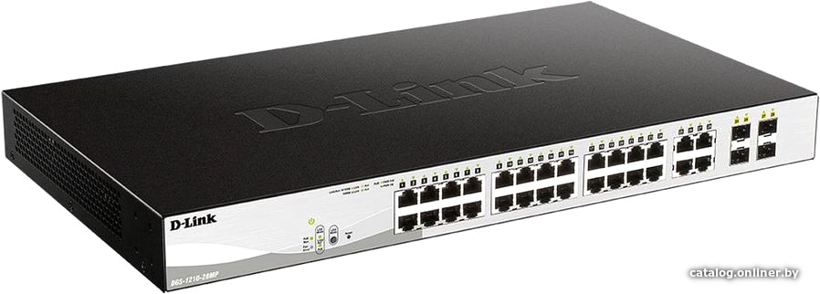 Настраиваемый коммутатор D-Link DGS-1210-28MP/F3A
