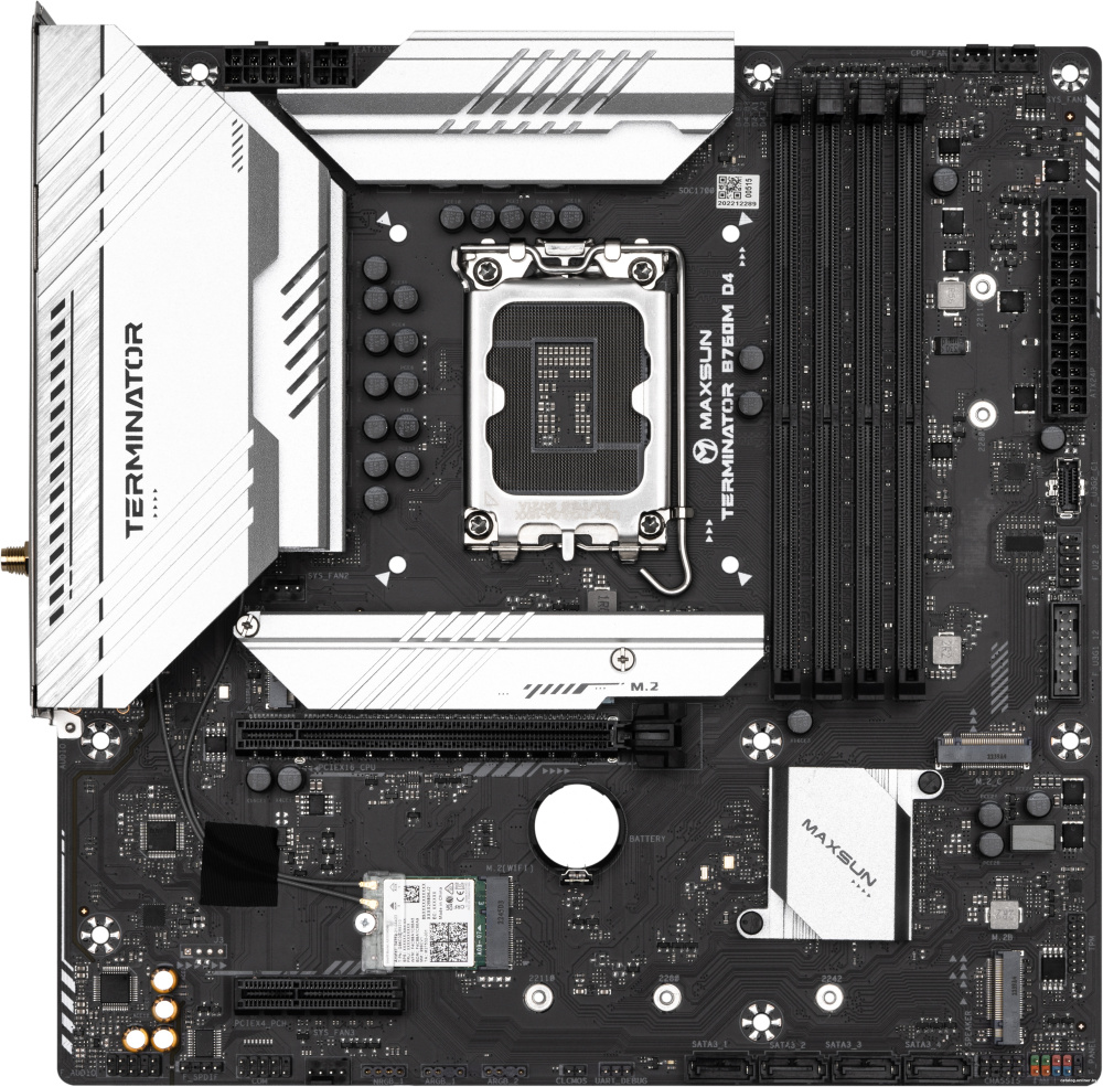 Материнская плата Maxsun Terminator B760M D4 WIFI6E