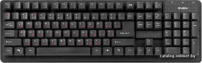 Клавиатура SVEN Standard 301 PS/2 (черный)
