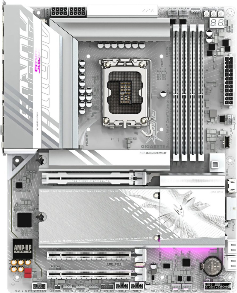 Материнская плата Gigabyte Z890 Aorus Elite WiFi7 Ice