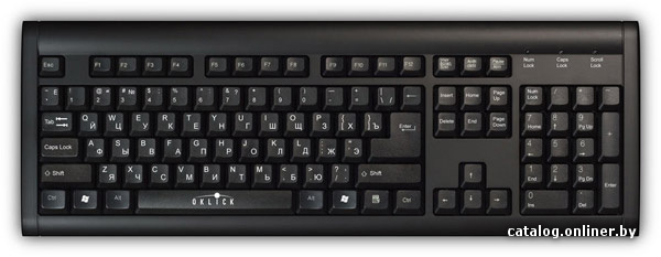 Клавиатура Oklick 120 M Standard Keyboard Black