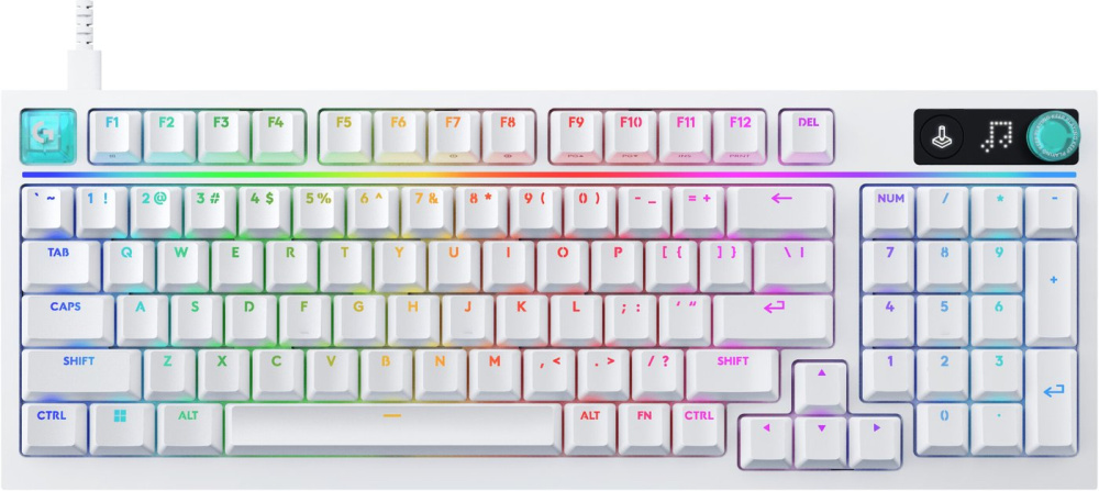 Клавиатура Logitech G316 X 8K 920-013700 (белый, с гравировкой)