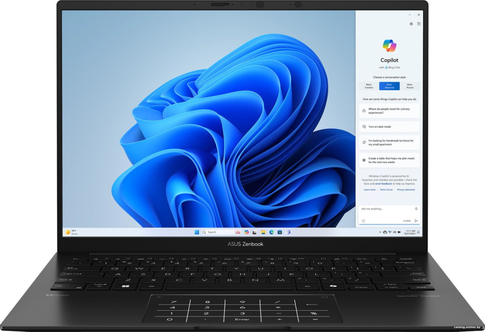 Ноутбук ASUS Zenbook 14 OLED UM3406KA-PP164W