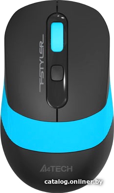 Мышь A4Tech Fstyler FG10 (черный/голубой)