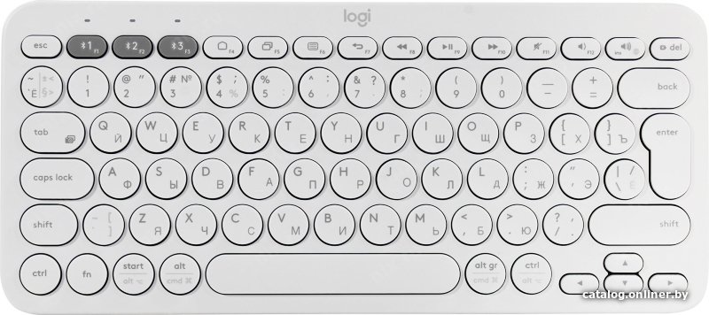 Клавиатура Logitech Multi-Device K380 Bluetooth 920-009163 (белый)
