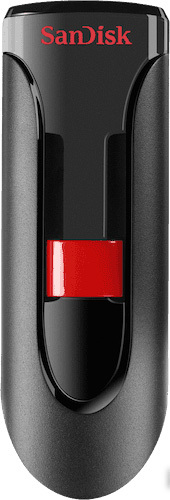 USB Flash SanDisk Cruzer Glide 32GB Black [SDCZ600-032G-G35]