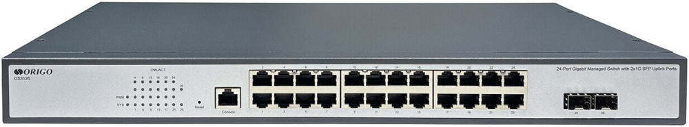 Управляемый коммутатор 2-го уровня Origo OS3126/A1A