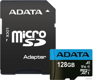 Premier AUSDX128GUICL10A1-RA1 microSDXC 128GB (с адаптером)