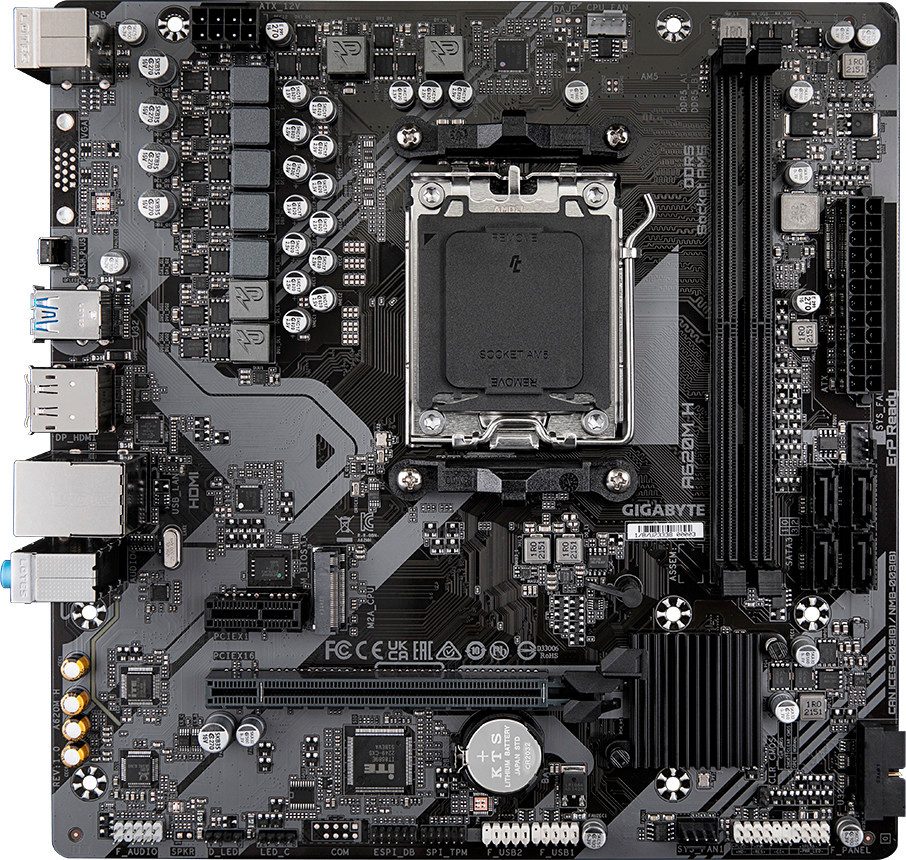 Материнская плата Gigabyte A620M H (rev. 1.2)