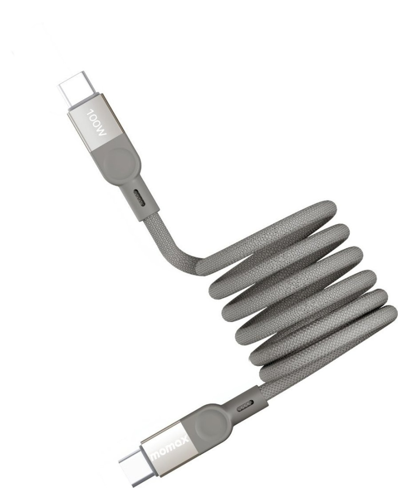Кабель Momax DC35L USB 3.2 Gen2 Type-C - USB 3.2 Gen2 Type-C (1 м, серый)
