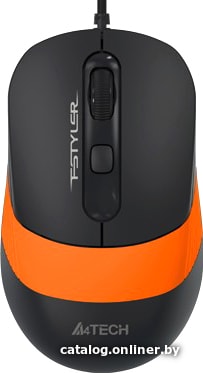 Мышь A4Tech Fstyler FM10 (черный/оранжевый)