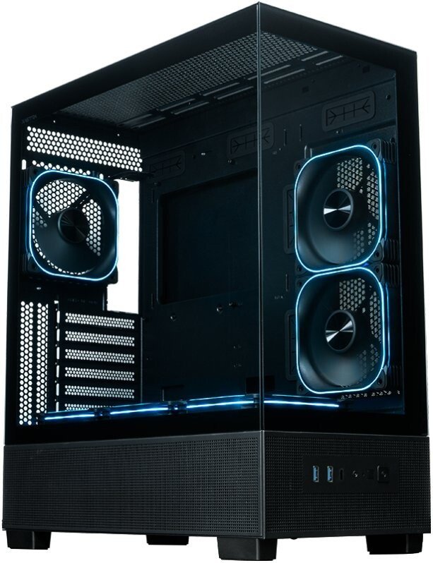 Корпус XASTRA Q500 6ARGB-FG-C10-UC (черный)