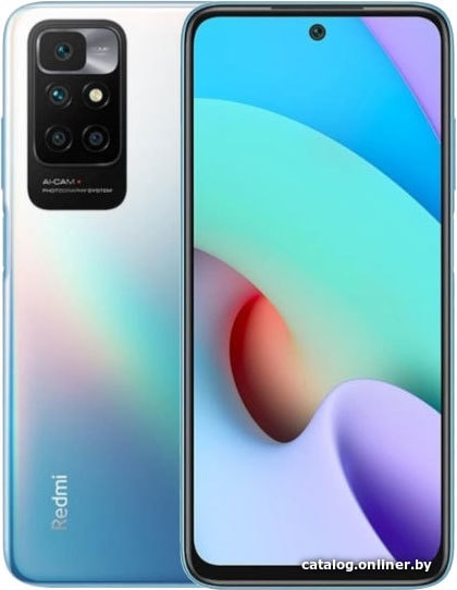 Смартфон Xiaomi Redmi 10 NFC 4GB/128GB международная версия (синее море)