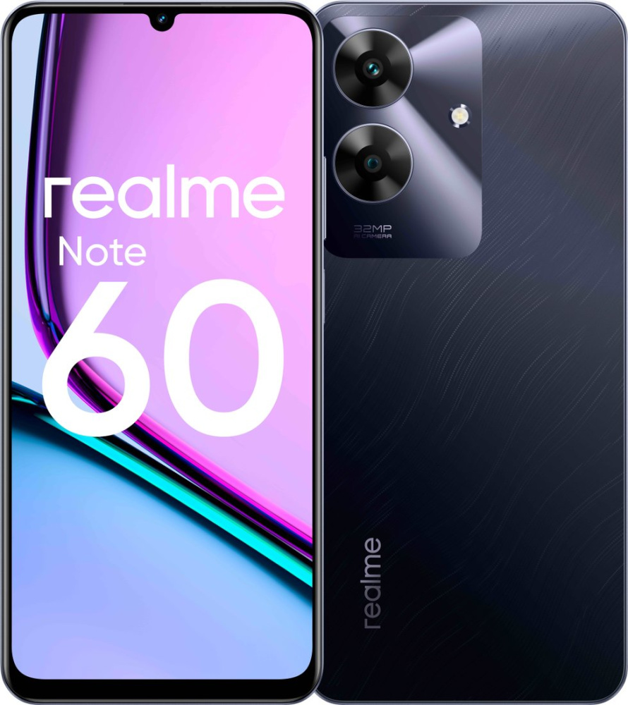 Смартфон Realme Note 60 4GB/128GB (черный)