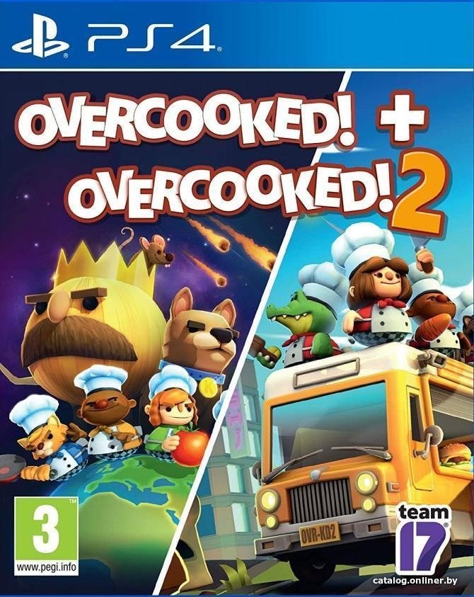 Overcooked! + Overcooked! 2 для PlayStation 4