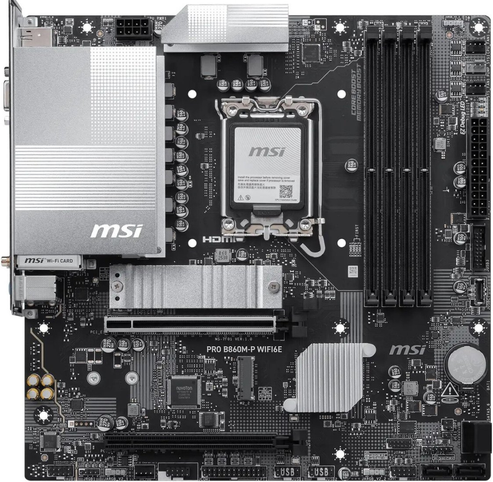 Материнская плата MSI Pro B860M-P WiFi6E