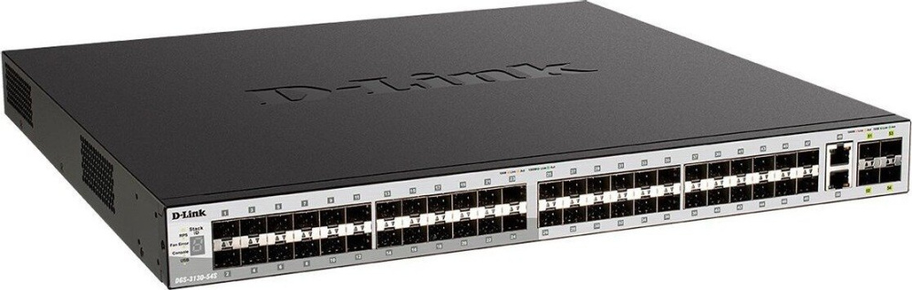 Управляемый коммутатор 3-го уровня D-Link DGS-3130-54S/B1A