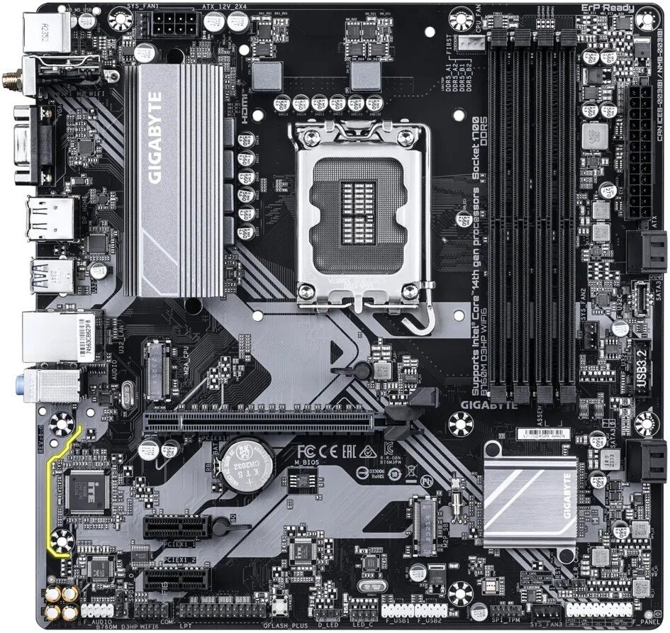 Материнская плата Gigabyte B760M D3HP WiFi6