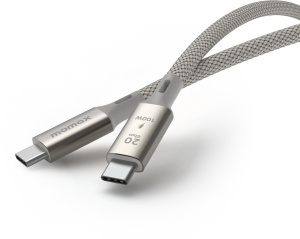 DC31L USB 3.2 Gen 2x2 Type-C - USB 3.2 Gen 2x2 Type-C (1 м, серебристый/серый)