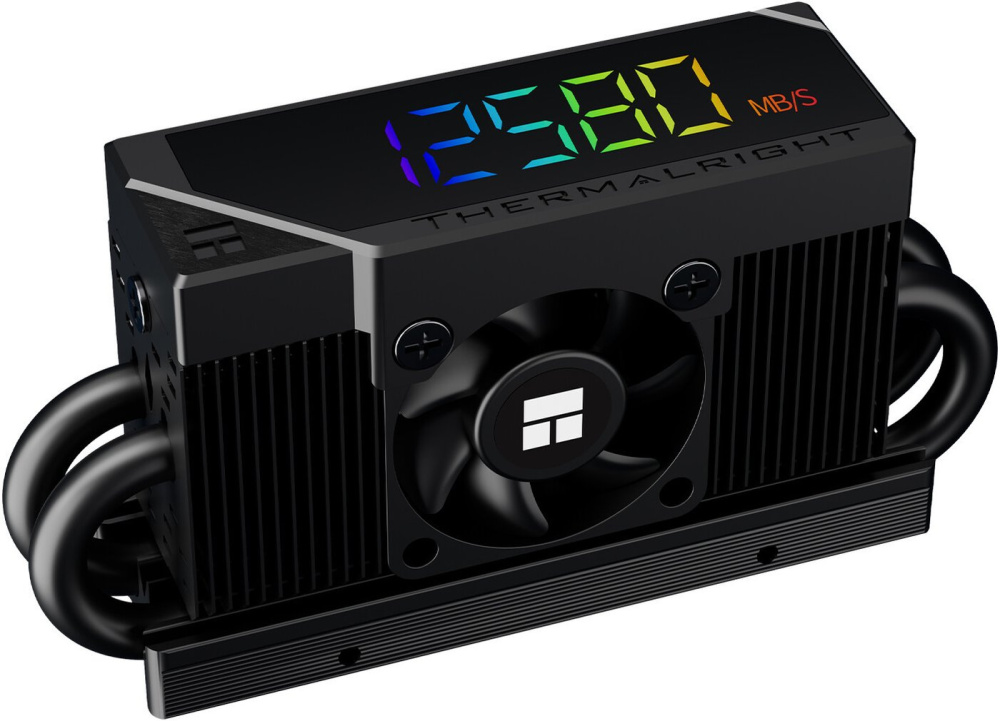 Кулер для SSD Thermalright HR-10 2280 PRO Digital (черный)