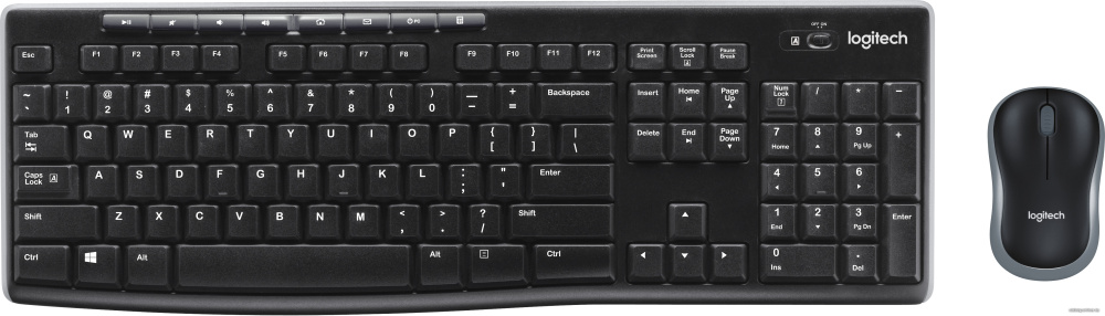Клавиатура + мышь Logitech Wireless Combo MK270