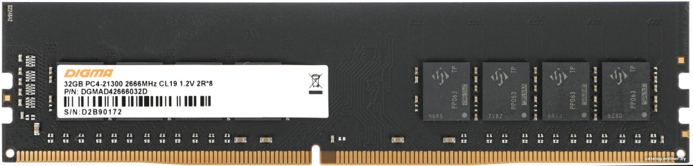 Digma 32ГБ DDR4 2666 МГц DGMAD42666032D