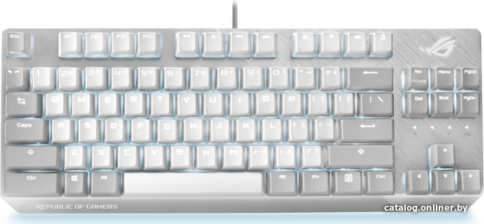 Клавиатура ASUS ROG Strix Scope NX TKL Moonlight White (ASUS ROG NX Red)