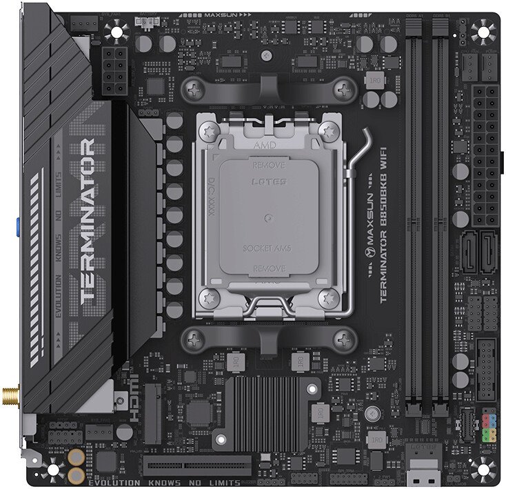 Материнская плата Maxsun Terminator B850BKB WiFi