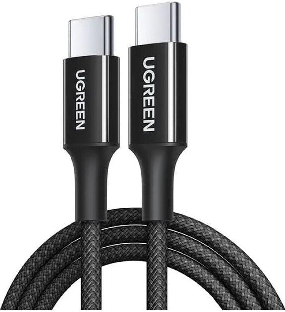 Кабель Ugreen L502 USB Type-C - USB Type-C (1 м, черный)