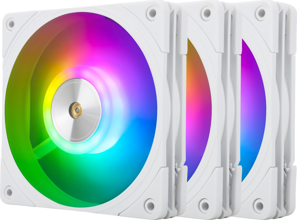 Комплект вентиляторов для корпуса Thermalright TL-B12W-S X3 (белый)