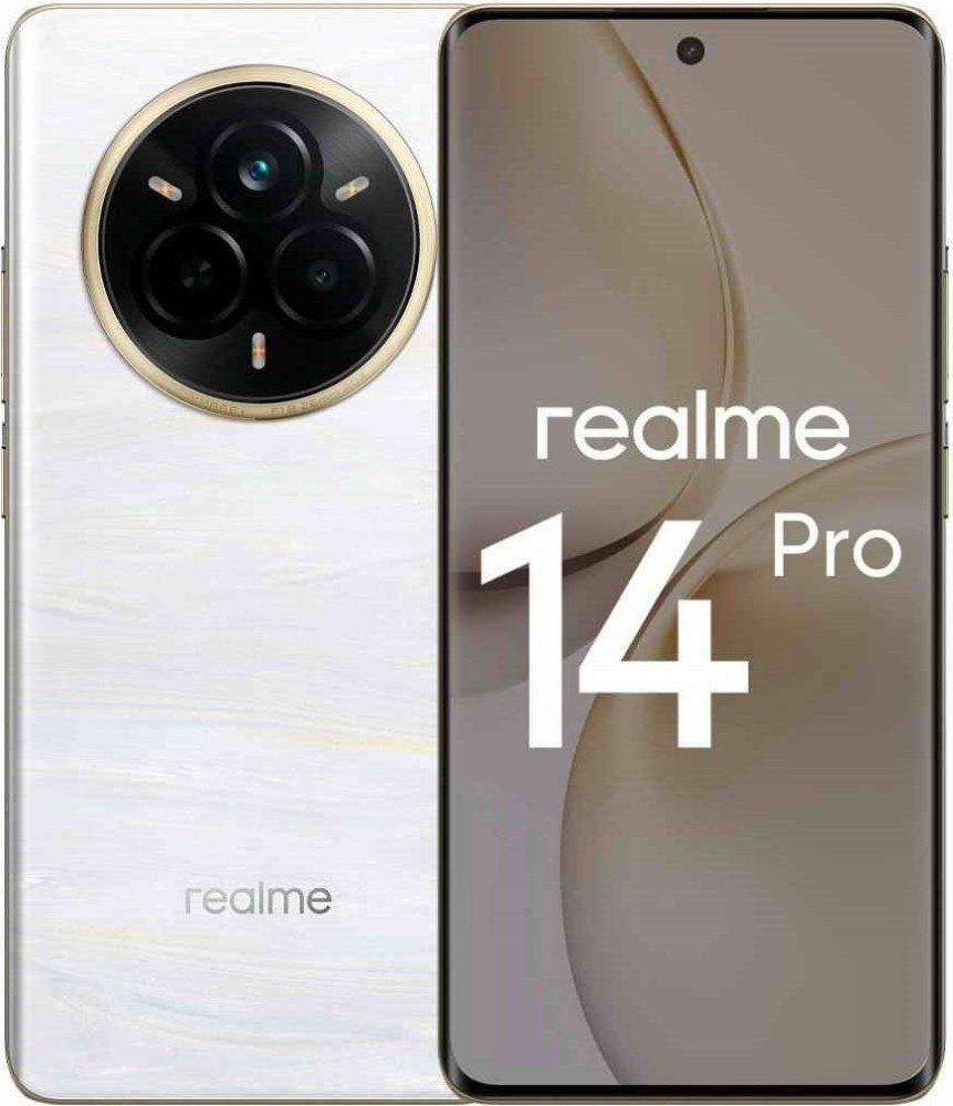Телефон Realme 14 Pro RMX5056 8GB/256GB международная версия (жемчужно-белый)