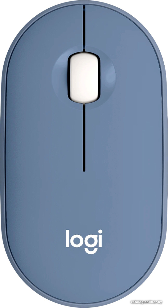 Мышь Logitech M350 Pebble (темно-синий)