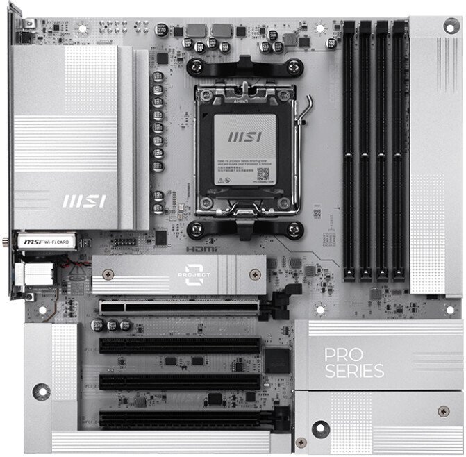 Материнская плата MSI Pro B850M-A WiFi PZ