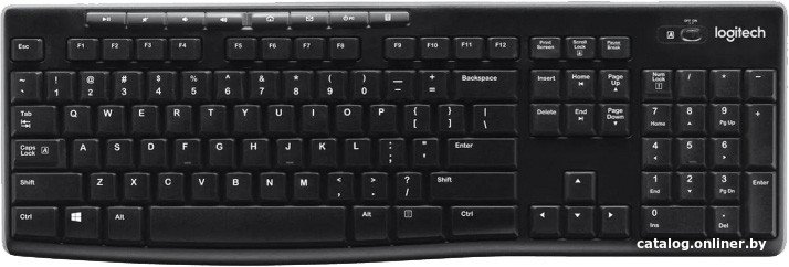 Клавиатура Logitech K270 920-003058 (с гравировкой)