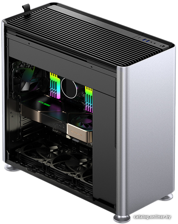 Корпус Jonsbo Jonsplus i400-A (серебристый)