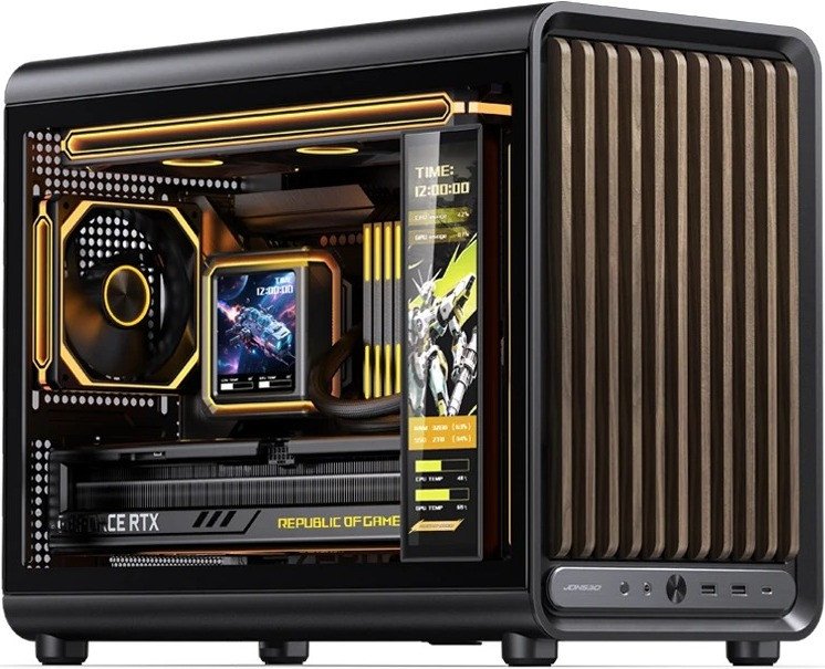 Корпус Jonsbo D33 Wood (черный)